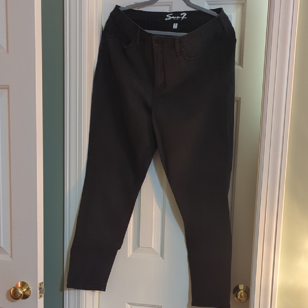 Seven7 Classic Black Denim Pants